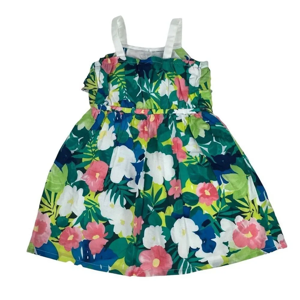 Gymboree Tropical Print Dress size 5T NEW